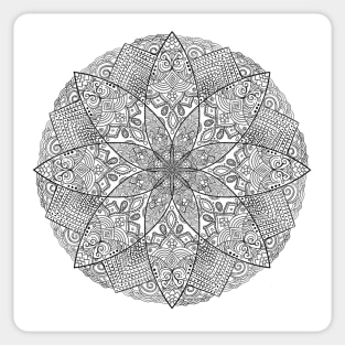 Detailed Mandala Pattern Sticker